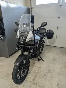 Insta360 Selfie-stick mount that fits Honda CB500X/NX500 crash-guard