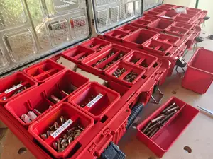 PackUp Nesting Bin System for Milwaukee Packout Organizers 48-22-8430 and 48-22-8435