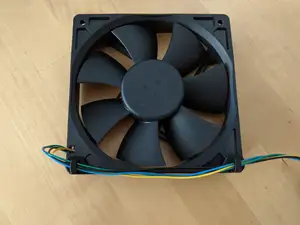 Cable guide / clip / holder for 92, 120 and 140 mm PC fans