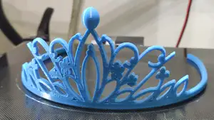 Bridal Floral Tiara Remix Print Without Support