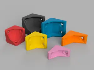 Corner Bracket v2 (optimized for 3D printing)