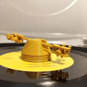 Print-in-Place Biplane Seesaw 45RPM Adapter