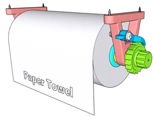 Paper Towel Dispenser - Ratcheted