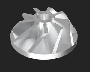 45 RPM Adapter - Turbocharger Compressor Wheel