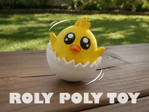 Wobbly Hatching Chick – Roly Poly Toy – No AMS
