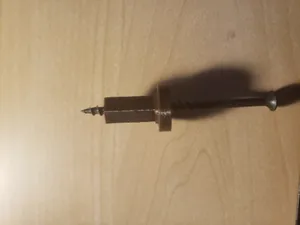 Curtain Track Spacer w/ Drywall Screw and Torx Deck Screw Threads