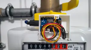 G4 RF1 Gaszähler Gas Meter Readout Adapter with Electronics Space