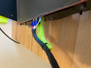 P3Steel Heated Bed Cable Relief Bracket