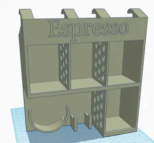 Ikea Hultarp Espresso Coffee Organizer