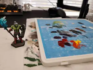 Wet Pallet for Miniature Painting