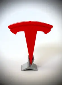 Tesla Piggy Bank, with Tesla Tequila alike stand
