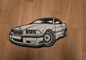 BMW M3 E36 front silhouette