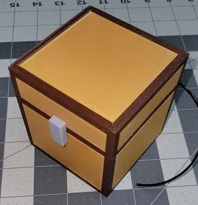 Minecraft Chest 5mm/pixle scale