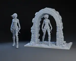 Borderlands Lilith. Solo and standing in Archway Ruins.