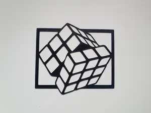Rubik Cube Wall Decor