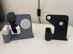 3-in-1 Apple iPhone Magsafe Charger (Fixed Lightning Hole and Extended Base Options)
