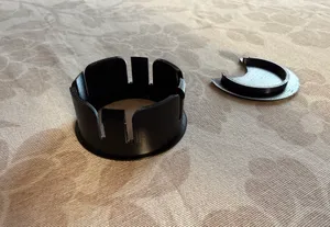 Desk Cable Grommet Ø55 mm with Rotating Lid (25 mm depth)