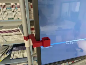 Fix holder for monitor frame