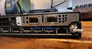Lenovo M720q baffle for Melanox CX312A and Melanox CX322A 10GbE SFP+ NIC