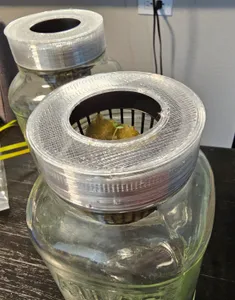 Regular Mason Jar Lid Cover for 2 inch net pots (kratky)