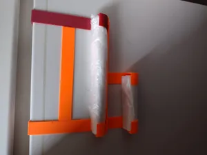 Kleine vuilniszakken of ander plasticzakken opbergers. Small garbage bags or other plastic bags for storage.