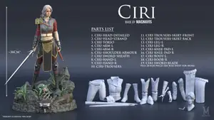 Ciri - Alternate Look - The Witcher 3