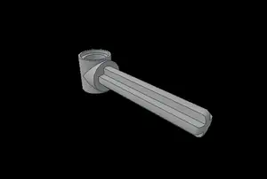 Lego Compatible 5713.dat - Technic, Axle and Pin Connector Hub with 3L Axle