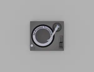 Toy Turntable with Many Moving Parts