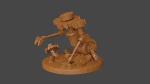 Yugioh inspired, Ancient Gear, Tabletop DnD miniature