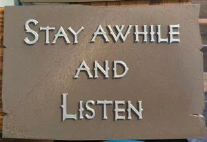 Diablo Deckard Cain Sign