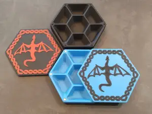 Celtic Dragon Dice Chest