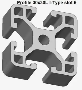 Aluminium Extrusion Profiles, 55 Typs STL files