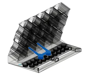 Connecting Pins for 3D Benchy Dry Dock Display Stand