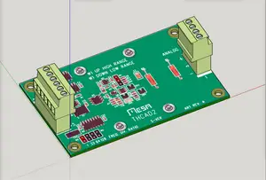 For modeling DIY CNC Plasma: MESA Electronics THCAD2 (PCB for automatic torch height control) (mocked up 3D model)