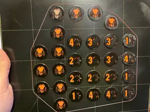 Nemesis Board Game: Predator unofficial expansion tokens