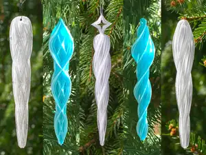 Christmas Icicle Ornament Collection
