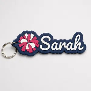 Sarah's cheerleading name tag