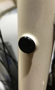 Plug for fender/water bottle mounts