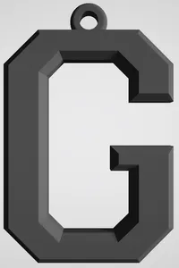 Keyring Letter G - Varsity