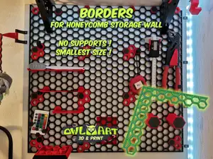 Borders for Honeycomb Storage Wall (Smallest Size)