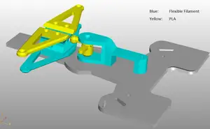 OpenRC F1 Front Suspension Servo Saver Solution