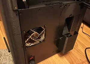 Rear panel with chamber fan for Bambu Lab P1P