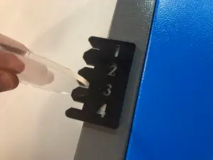 K40 CO2 lasercutter plate thickness gauge mod (1, 2, 3, 4mm)