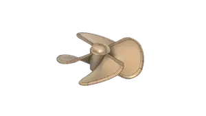 120mm boat propeller for 10mm D-shaft