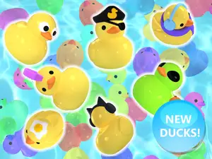 Floating Plastic Ducks