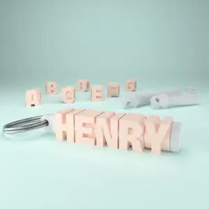 Customizable fidget Name keychain spinner