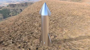 SpaceX Starship Capacitor Model rocket