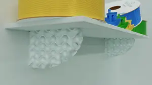 Gyroid Shelf Bracket (castomisable in Blender)
