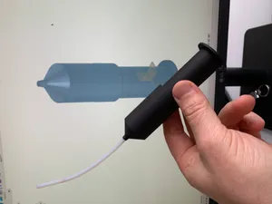 Syringe with 4mm opening for PTFE tube