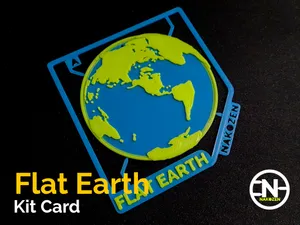 Flat Earth Kit Card